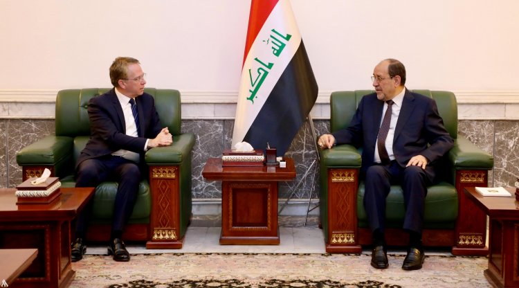 المالكي والسفير الفرنسي يبحثان العلاقات المشتركة وسبل تطويرها بما يخدم مصلحة البلدين