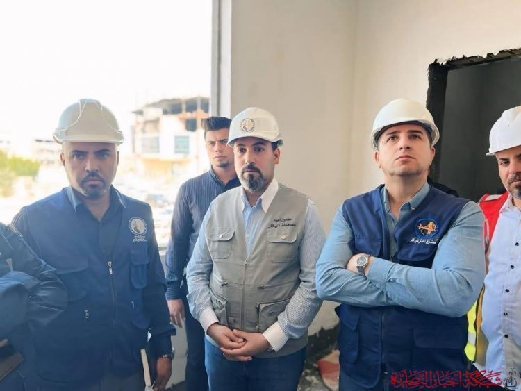 بالصور: تقدم ملحوظ في مشروع بناية البطاقة الوطنية بمتابعة مباشرة من صندوق إعمار ذي قار