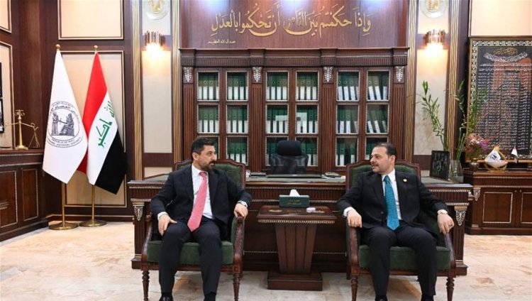 وزير العدل ورئيس محكمة استئناف نينوى يبحثان تسهيل تطبيق العفو العام